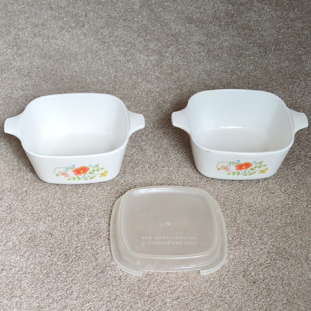 Corning Wildflower Casserole Dishes